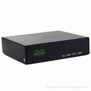 1-port Asterisk VoIP Gateway with FXS Module Networking System